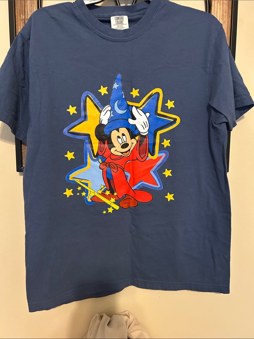 Navy Disney Mickey Sorcerer Short Sleeve Tee